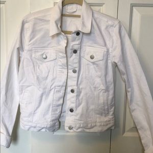 White Jean Jacket- Gap, Size XS
